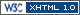 w3c xhtml1.0